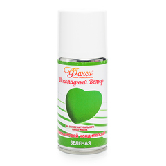 Шоколадный спрей ВЕЛЮР зеленый (флакон 210 мл.)
