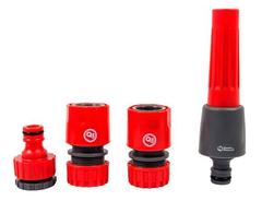 Доставка по России | Набор поливочный QUATTRO ELEMENTI 4 предмета. Соединитель 1/2