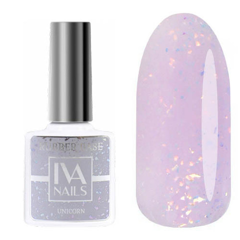 IVA nails Rubber base UNICORN №2 8 ml