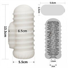 Мастурбатор-насадка с вибрацией Lovetoy Knights Ring Wavy (13,5*5,5 см)