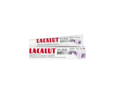 Зубная паста Lacalut Pure White 75мл