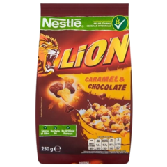 Сухой завтрак Nestle Lion Caramel и Chocolate Cereal (маленькая упаковка)