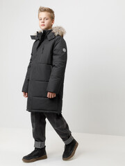 пальто  для мальчика  ВК 36110/1 ГР