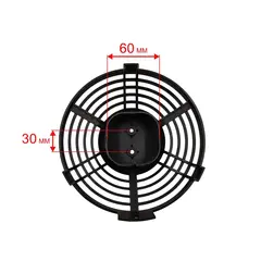 Решетка вентилятора QUATTRO ELEMENTI QE-12G/ QE-20G (пластик) (243-943-131)