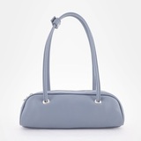 Сумка Саломея 2038 гладкий серо-голубой