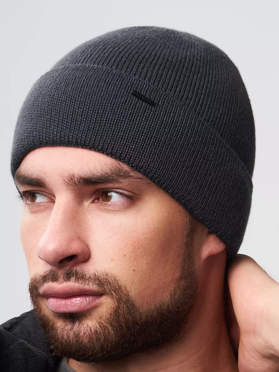 Шапка бини зимняя весенняя с флисом