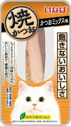 INABA Yaki Tuna лакомство для кошек филе тунца со вкусом кацуобуси 12г