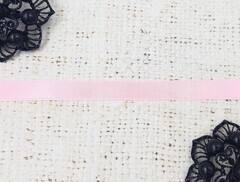 Лента атласная, ш. 1,2 см, св.розовый