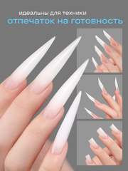 Набор верхних форм для наращивания + силиконовые трафареты №1 (4 вида 12 размеров 192/96 шт)