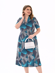 4536 Халат на пуговицах