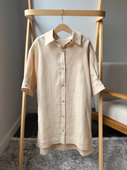 Льняное платье-рубашка Nunki, 140