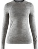 Утеплённая беговая рубашка Craft Fuseknit Comfort Grey женская