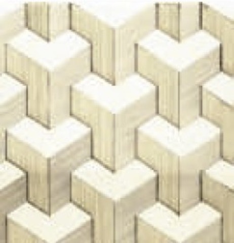 Adex Neri Decorado Kubik 15x15
