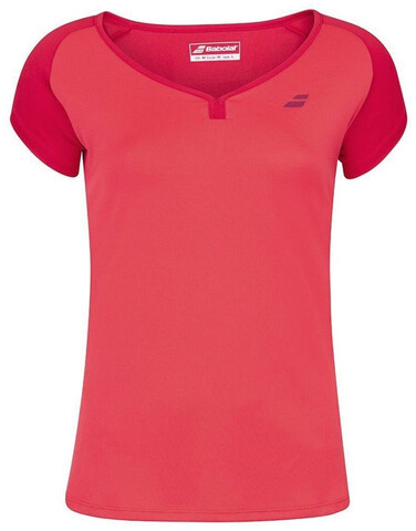 Футболка для девочки Babolat Play Cap Sleeve Top Girl - tomato red