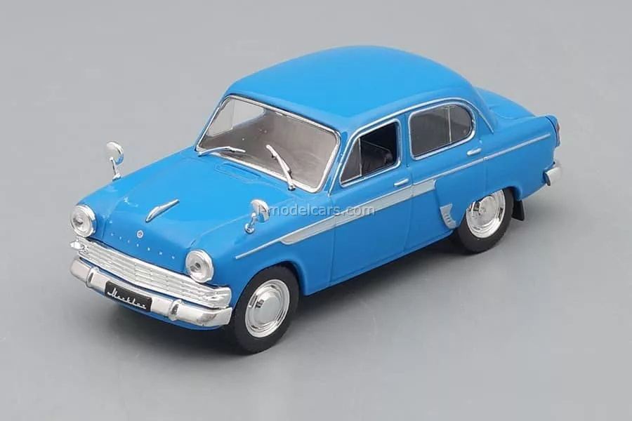 Miniature Novoexport Moskvitch 403 A1 Bleu – Échelle 1:43 – Occasion