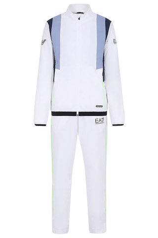 Теннисный костюм EA7 Man Woven Tracksuit - white