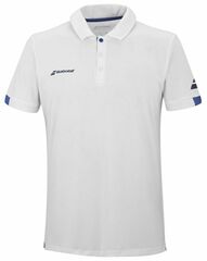 Теннисное поло Babolat Play Polo Men - white/white