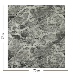 Самоклеящаяся мягкая панель ПВХ Кирпич титаниум 770х700х3 мм