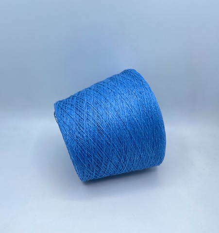 Бобинная пряжа (пр.Япония),art-Sense 3/15 500м/100гр. 100%Шелк, цвет-Голубой меланж арт.32481