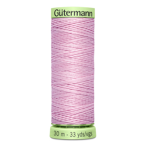 Нить Top Stitch 30/30 м для декоративной отстрочки, Gutermann, 320 зефирно-розовый