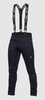 Утеплённый лыжный костюм ArsWear Black Professional с лямками мужской