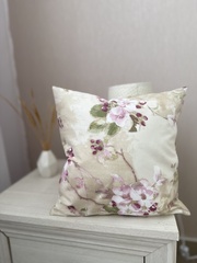 Подушка декоративная со съемной наволочкой на молнии, хлопок, поплин