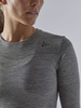 Утеплённая беговая рубашка Craft Fuseknit Comfort Grey женская