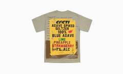 Travis Scott Cacti Painted Sign Tee Tee "Olive"
