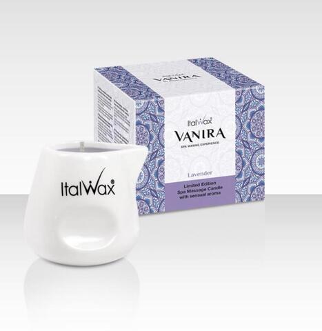ItalWax Vanira Массажная свеча для ароматической спа-депиляции Лаванда