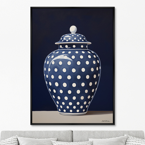 ArtNoMore - Репродукция картины на холсте Porcelain vase No 1, 2024г.