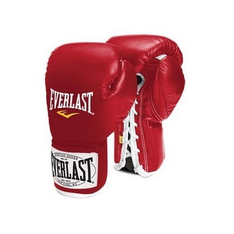 Перчатки боевые EVERLAST 1910 FIGHT красные