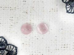 Пуговицы блузочные, d 1,1 см, 2 прокола, светлая чайная роза