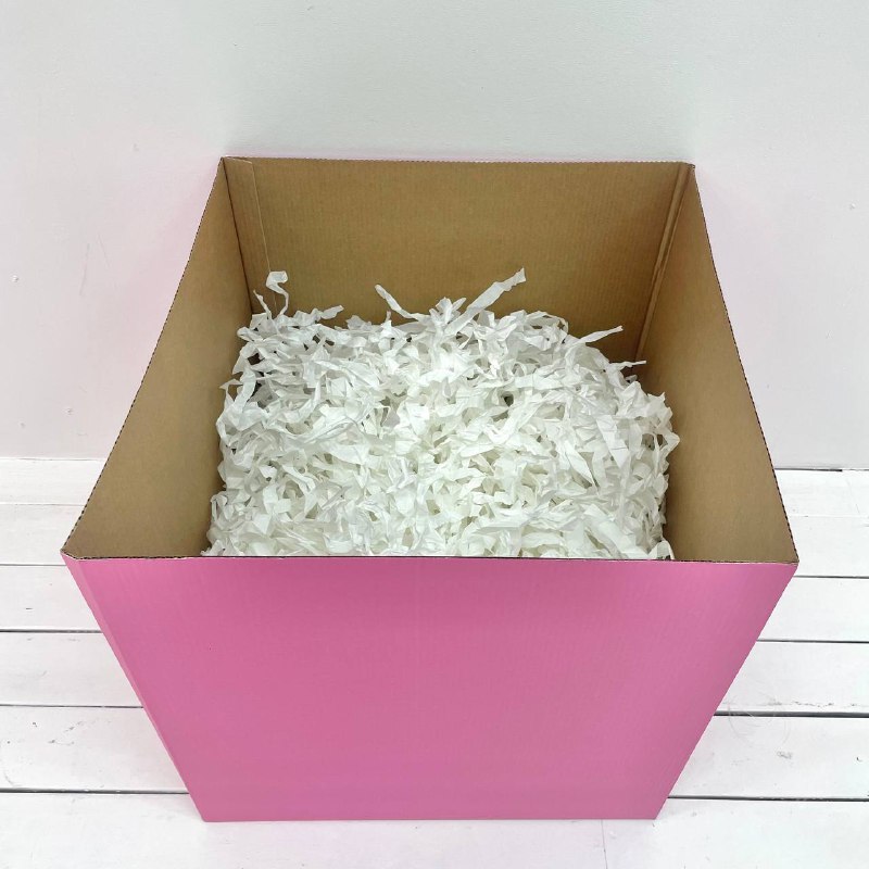 Наполнитель бумажный, Белый, для большой коробки, 2 см, 500 г