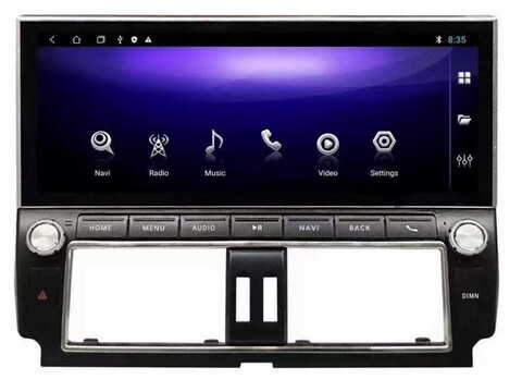 Магнитола Toyota Land Cruiser Prado 150 (2014-2017) Android 10 6/128 QLED DSP 4G модель ZH-008