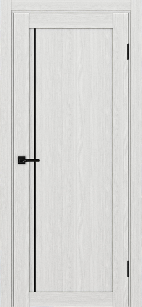 Дверь межкомнатная Оптима Порте Турин 565.11 АПП молдинг SB, цвет серебристый ясень, экошпон, глухая