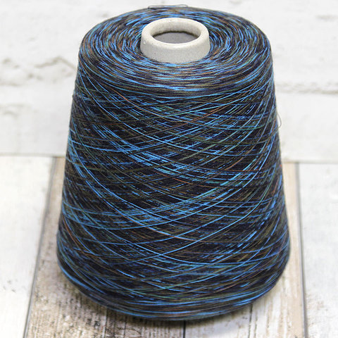 Хлопок MISSONI TRAFI 100/2*2 сине-коричневый