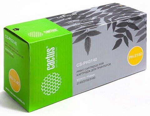 Картридж лазерный Cactus CS-PH3140 108R00908 черный (1500стр.) для Xerox Phaser 3140, 3155, 3160