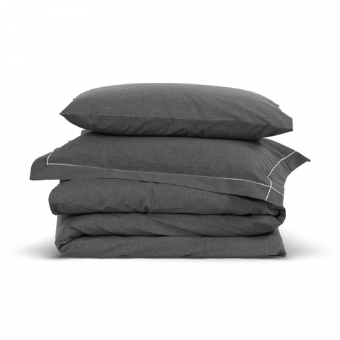 Наволочка декоративная 50x70 Hamam Heather earth темно-серый