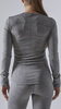 Утеплённая беговая рубашка Craft Fuseknit Comfort Grey женская