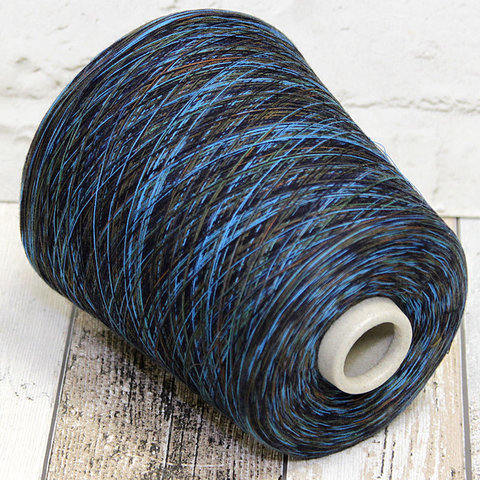 Хлопок MISSONI TRAFI 100/2*2 сине-коричневый