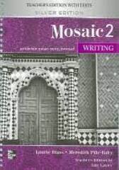 Mosaic 2 Writing Teacher's Manual Edition