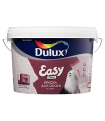 Краска для стен и обоев водно-дисперсионная Dulux Easy матовая база BC 2,25 л