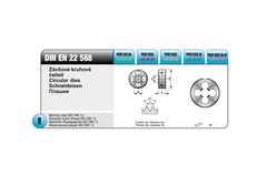 Плашка М 1,2х0,25 DINEN22568 HSSE 6g 16х5мм Bucovice(CzTool) 290012 (K)