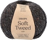 Пряжа Drops Soft Tweed 09 воронье крыло