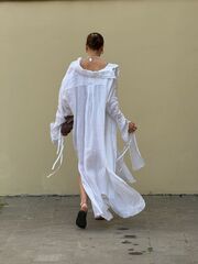 Платье-рубашка из крапивы
