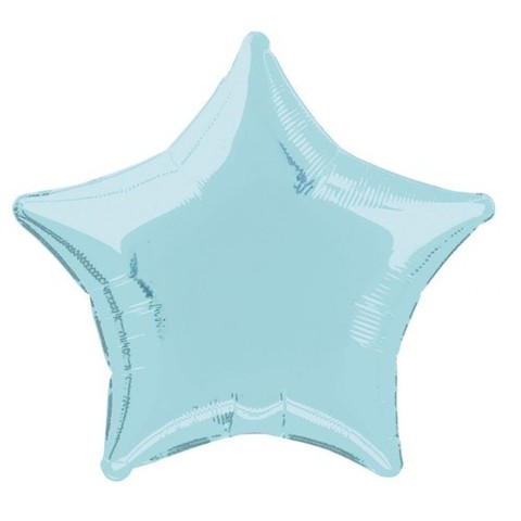 Звезда из фольги голубая (46 см)