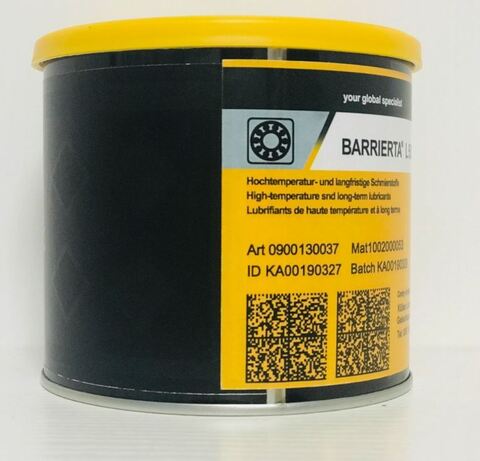 KLUBER Barrierta L 55 3 - высокотемпературная и долгоработающая смазка - 1 кг