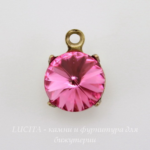 Сеттинг - основа - подвеска для страза 8 мм (39ss) (оксид латуни) ()