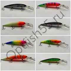Воблер Rosy Down Walleye Deep 120мм, 19гр, загл. 0,0-9,0м