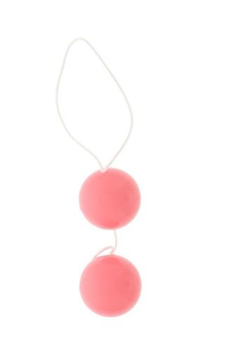 Розовые вагинальные шарики Vibratone DUO-BALLS - Seven Creations 7224PK
